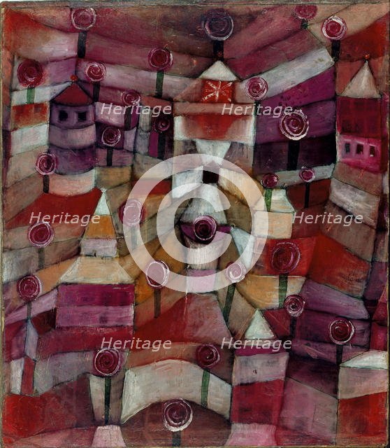 Rose Garden. Artist: Klee, Paul (1879-1940)