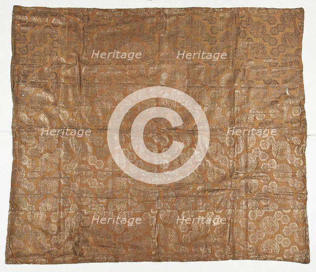 Brocade, silk. Altar cloth, Edo period, 1615-1868. Creator: Unknown.