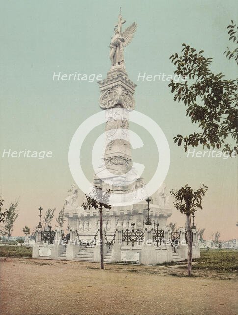 Monumento a los Bomberos, Habana, c1900. Creator: William H. Jackson.
