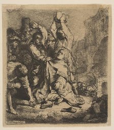 The Stoning of St. Stephen, 1635. Creator: Rembrandt Harmensz van Rijn.