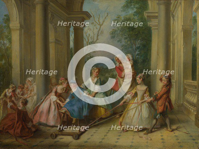 The Four Ages of Man: Childhood, ca 1735. Artist: Lancret, Nicolas (1690-1743)
