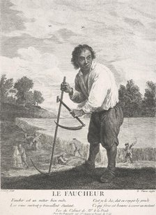 Le Faucheur (The reaper),  1749-1797. Creator: Jean-Charles Levasseur.