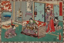 From the series Sono sugata yukari no utsushi-e (Magic Lantern Slides of That Romantic Purple Figure