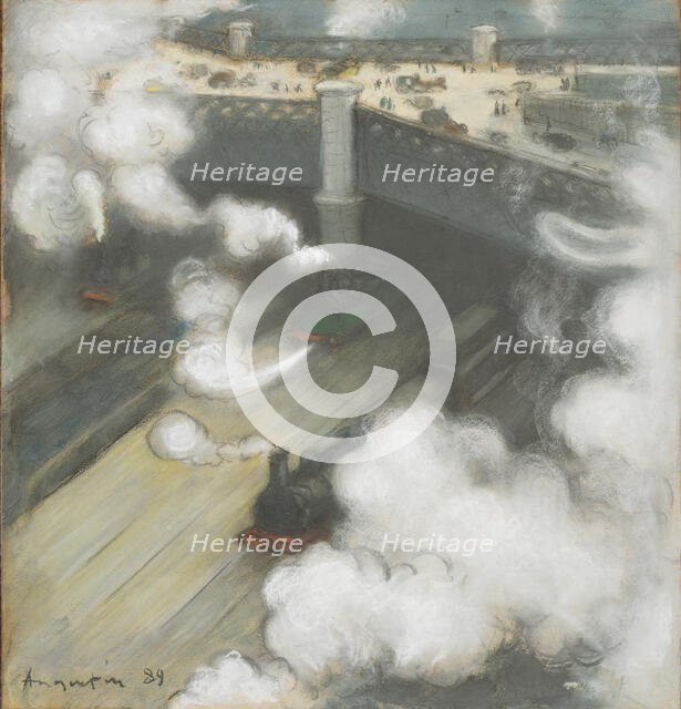 Le Pont de l'Europe, 1889. Creator: Anquetin, Louis (1861-1932).