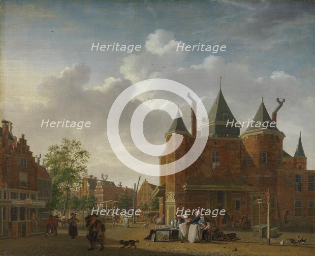The Sint-Antoniuswaag in Amsterdam, c.1780-c.1790. Creator: Isaak Ouwater.