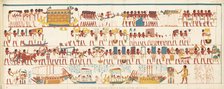 Great Funeral Procession of a Royal Scribe at Thebes, 1837. Creator: Unknown.