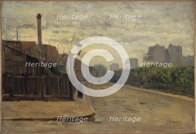 Rue Auguste-Cain, c1900. Creator: Germain Eugene Bonneton.