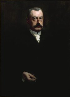 Portrait of Pierre Waldeck-Rousseau (1846-1904), ca 1894. Creator: Gervex, Henri (1852-1929).