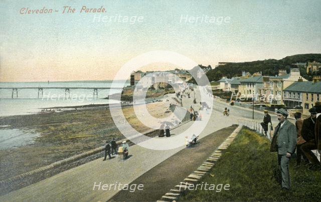 'Clevedon - The Parade', 1907. Creator: Unknown.