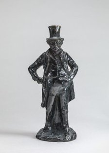 The Stroller (Le bourgeois qui flâne), model probably after 1860, cast around January 1954. Creator: Unknown.