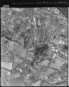 Anti-aircraft site, Little Heath, near Queen Elizabeth Hospital, Greenwich, London, August 1944. Artist: RAF photographer.