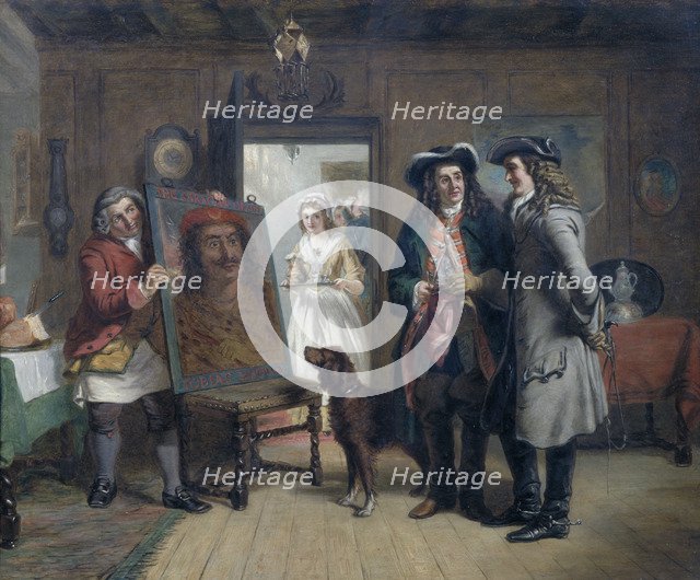 Sir Roger de Coverley and Addison with 'The Saracen's Head' - a Scene from The Spectator, 1867. Artist: William Powell Frith