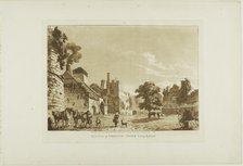 Inside View of Chepstow Castle Looking East, 1776. Creator: Paul Sandby.