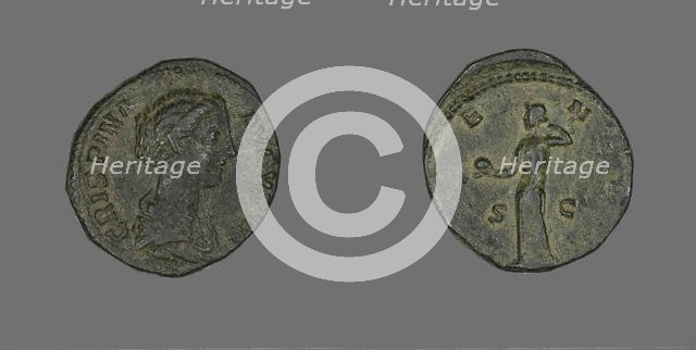 Coin Portraying Empress Crispina, 177-183. Creator: Unknown.