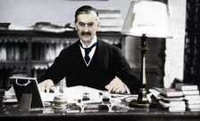 Neville Chamberlain (1869-1940), British prime minister, c1930s (1936). Artist: Unknown.