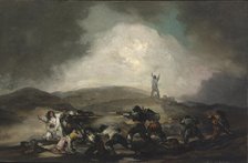 A Scene from the Spanish War of Independence, after 1808. Creator: Goya, Francisco, de (1746-1828).