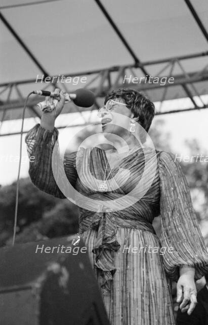 Ella Fitzgerald, Capital Jazz Festival, Knebworth, 1981.   Creator: Brian O'Connor.
