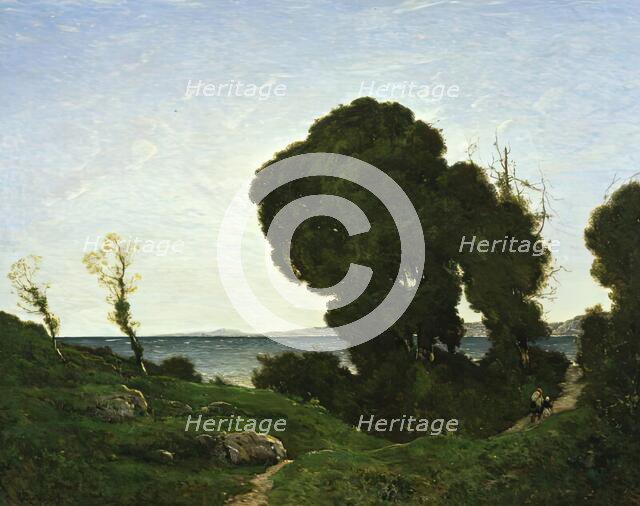 Sunshine on the Riviera, 1899. Creator: Henri-Joseph Harpignies.