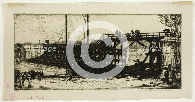 L'Estacade, 1899. Creator: Donald Shaw MacLaughlan.