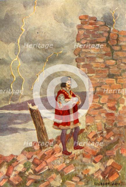 'A tower had struck Maximus without doing him serious hurt', 1917. Creator: Unknown.