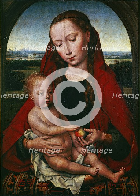 The Virgin and child, 1480-1490. Artist: Memling, Hans (1433/40-1494)