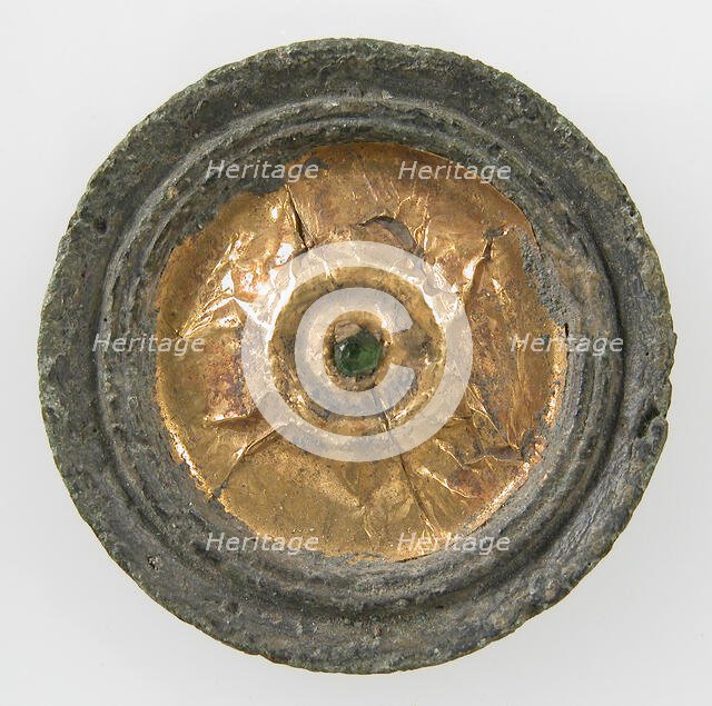 Disk Brooch, Frankish, 500-700. Creator: Unknown.