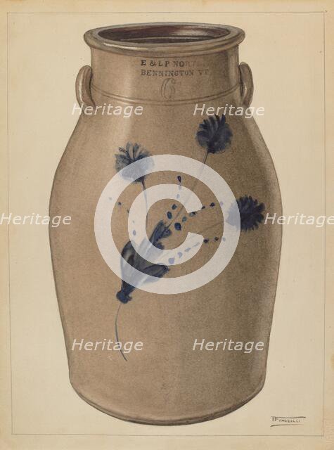 Churn, c. 1936. Creator: Frank Fumagalli.