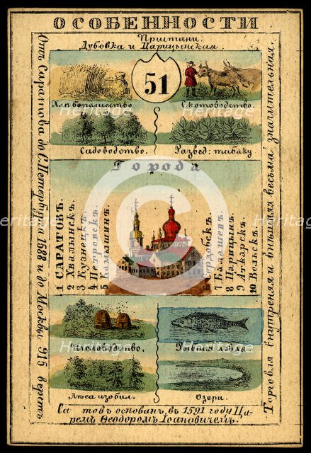 Saratov Province, 1856. Creator: Unknown.