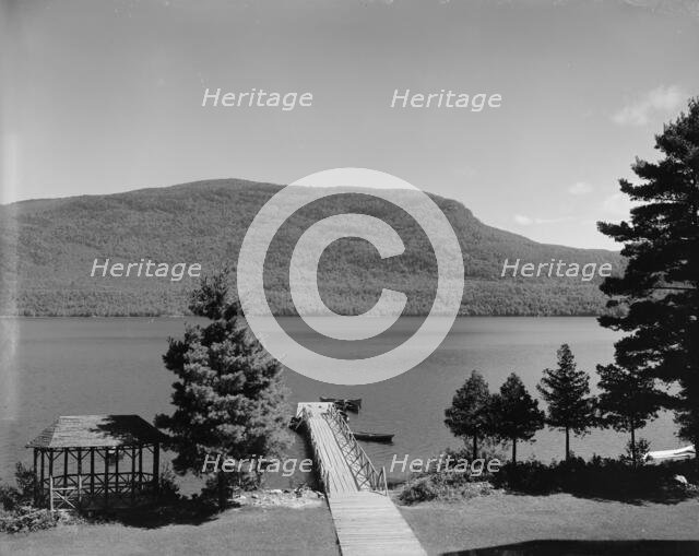 Lake Dunmore from Mountain Spring Hotel, Green Mountains, between 1900 and 1905. Creator: Unknown.