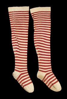 Stockings, American, 1850-70. Creator: Unknown.