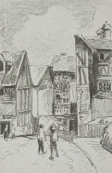 Rue Eugène-Duthuit, à Rouen, 1896. Creator: Camille Pissarro.