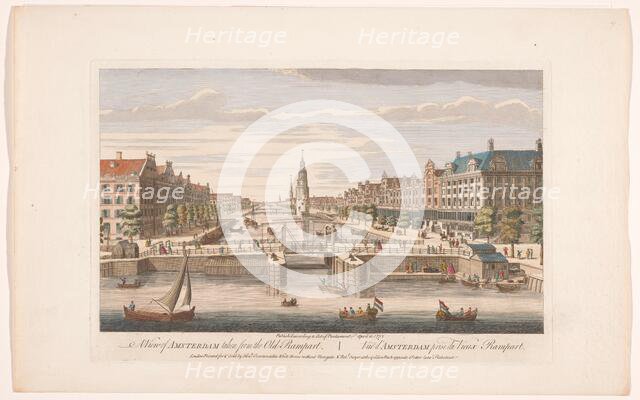 View of the Oudeschans in Amsterdam seen from the IJ, 1752. Creator: Anon.