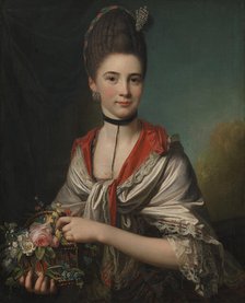 Portrait of Anna Elisabeth Battier, née Storp, 1771. Creator: Jens Juel.