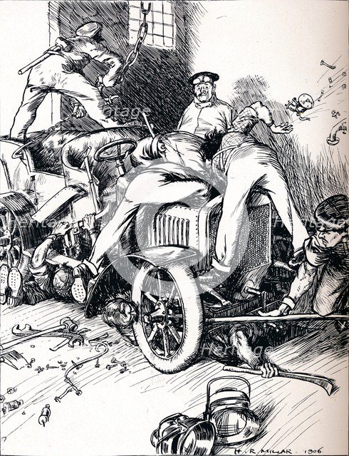 Hints To Motorists, 1906. Artist: Harold Robert Millar