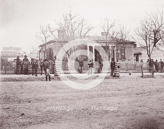 Headquarters of General Sherman or Thomas, Chattanooga, ca. 1864. Creator: George N. Barnard.