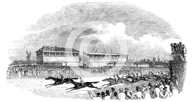Pytchley Hunt Races, the Great Northamptonshire Stakes, 1844. Creator: Unknown.