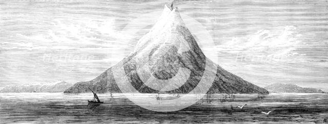 Island of Krakatoa...the centre of the late Volcanic Eruption, said to have disappeared, 1883. Creator: Unknown.