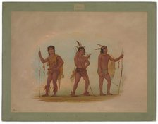 Three Chaymas Men, 1854/1869. Creator: George Catlin.