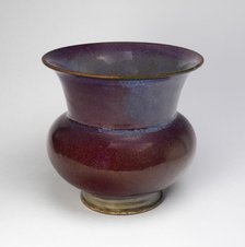 Trumpet-Mouthed Flowerpot, Ming dynasty (1368-1644), 15th century. Creator: Unknown.