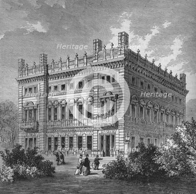 Bridgewater House, Westminster, London, c1875 (1878). Artists: Unknown, Sir Charles Barry.