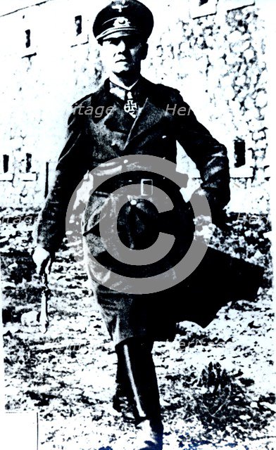Field Marshal Erwin Rommel, German soldier, France, World War II, c1944. Artist: Unknown