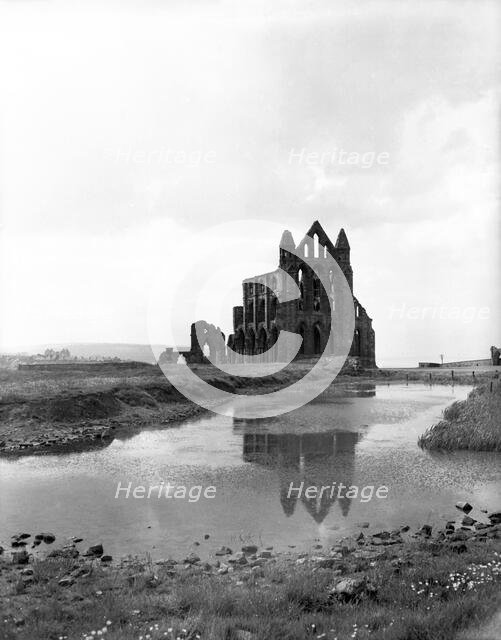 Whitby Abbey, Whitby, Yorkshire, c1955.  Creator: Arthur Charles Kirby Ware.
