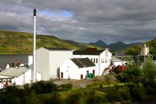 Talisker Distillery, Isle of Skye, Highland, Scotland.