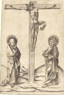 The Crucifixion, c. 1475. Creator: Israhel van Meckenem.