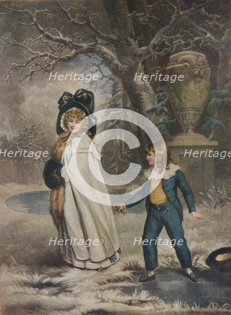 A Christmas Holiday, 1790, (1919). Artist: John Raphael Smith