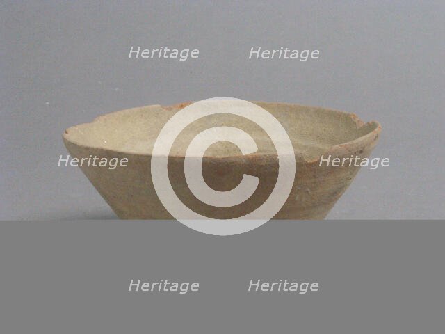 Bowl, Coptic, 4th-7th century. Creator: Unknown.