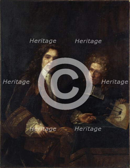 Portrait d'un maître et de son élève, c1700. Creator: Ecole Francaise.