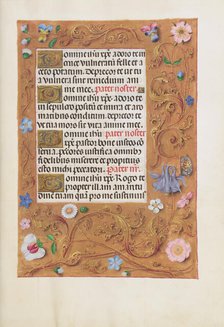 Decorated Text Page; Spinola Hours, about 1510-1520. Creator: Unknown.