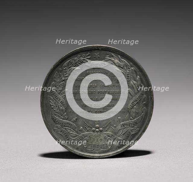 Medal: Lieutenant General T. J. Jackson (reverse). Creator: Armand Auguste Caqué (French, 1793-1881).