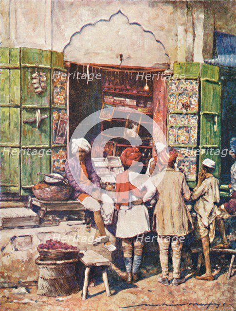 'A Popular Stall', 1905. Artist: Mortimer Luddington Menpes.